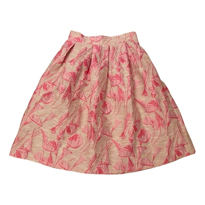 Pre-owned Kaos Mid-length Skirt In Beige