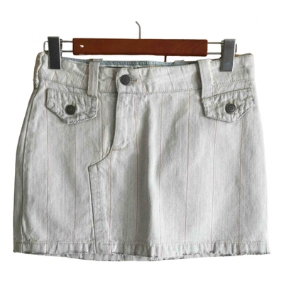 Pre-owned Calvin Klein Jeans Est.1978 Mini Skirt In Beige