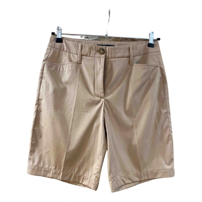 Pre-owned Marc Cain Beige Cotton Shorts
