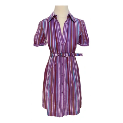 Pre-owned Max & Co Mid-length Dress In Purple