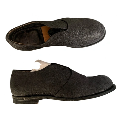 Pre-owned Officine Creative Leather Flats In Black