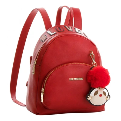 Pre-owned Moschino Love Backpack In Red