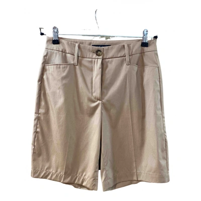 Pre-owned Marc Cain Beige Cotton Shorts
