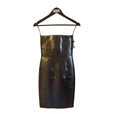 Pre-owned Dsquared2 Mini Dress In Metallic