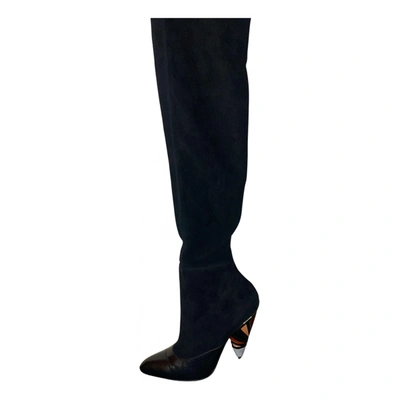 Pre-owned Givenchy Boots In Black