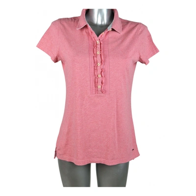Pre-owned Tommy Hilfiger Polo In Pink