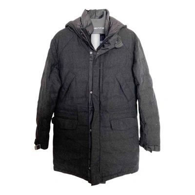 Pre-owned Zegna Wool Parka In Black