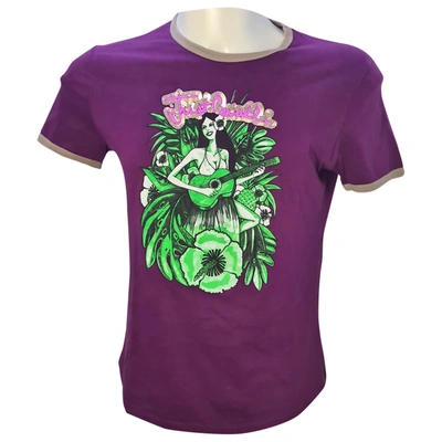 Pre-owned Just Cavalli T-shirt In Purple