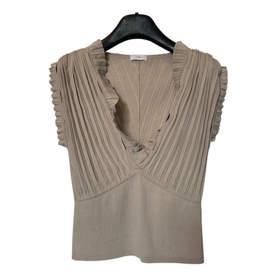 Pre-owned Malo T-shirt In Beige