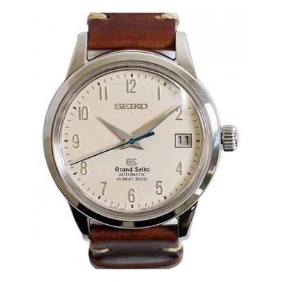 Pre-owned Grand Seiko Watch In Brown
