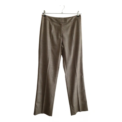 Pre-owned Maska Wool Trousers In Multicolour