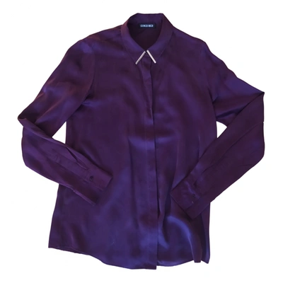 Pre-owned Georges Rech Silk Shirt In Purple