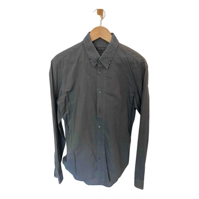 Pre-owned Calvin Klein Collection Shirt In Grey
