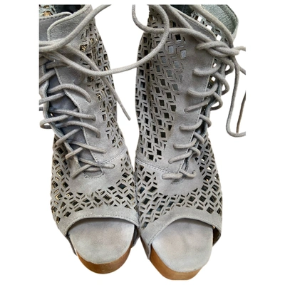 Pre-owned Jeffrey Campbell Ankle Boots In Grey
