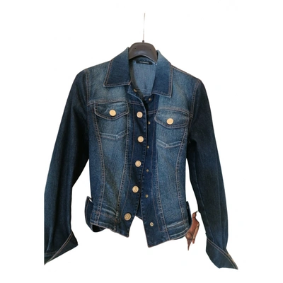 Pre-owned Roccobarocco Jacket In Blue