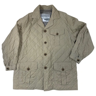Pre-owned Husky Beige Synthetic Jacket