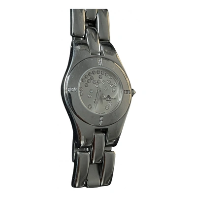 Pre-owned Baume Et Mercier Linã©a Watch In Silver