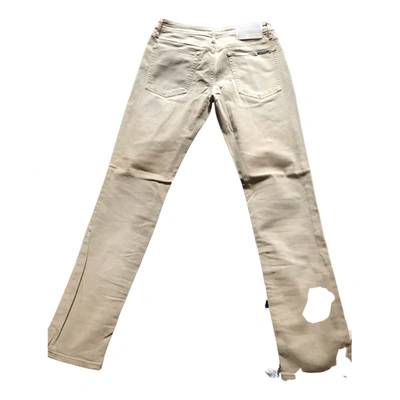 Pre-owned Antony Morato Slim Jean In Beige