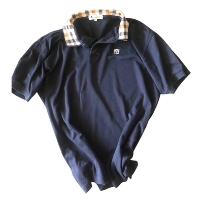 Pre-owned Aquascutum Polo Shirt In Blue
