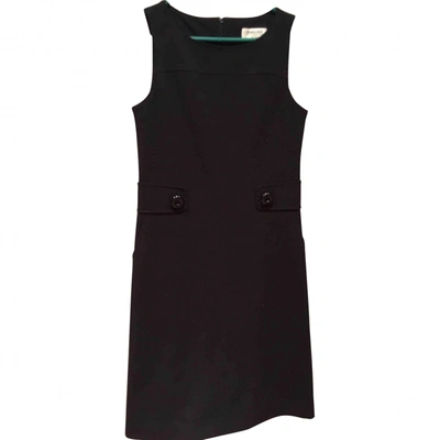 Pre-owned Georges Rech Wool Mid-length Dress In Black