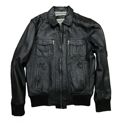 Pre-owned Religion Leather Jacket In Black