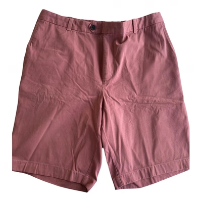 Pre-owned Brooks Brothers Pink Cotton Shorts