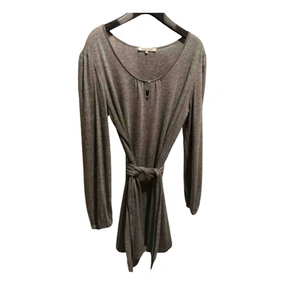 Pre-owned Gerard Darel Mini Dress In Grey