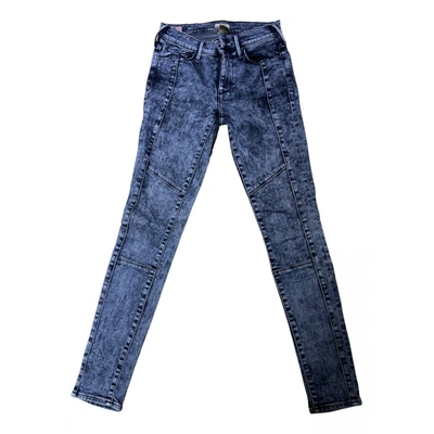 Pre-owned True Religion Slim Jeans In Grey