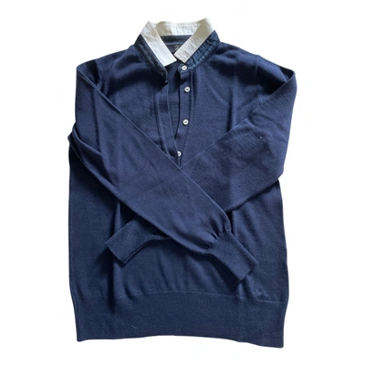 Pre-owned Fay Jumper In Blue