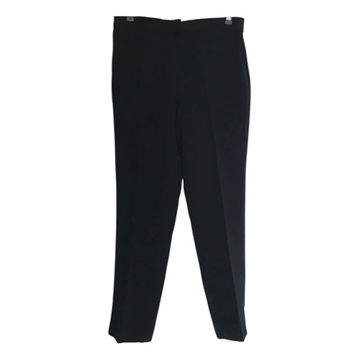 Pre-owned Massimo Dutti Trousers In Black