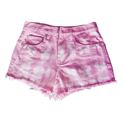 Pre-owned Blanknyc Short Jeans In Pink