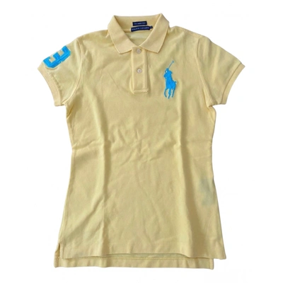 Pre-owned Ralph Lauren Polo In Yellow