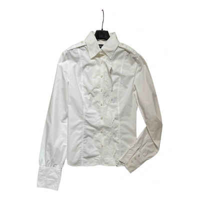 Pre-owned Patrizia Pepe Shirt In White