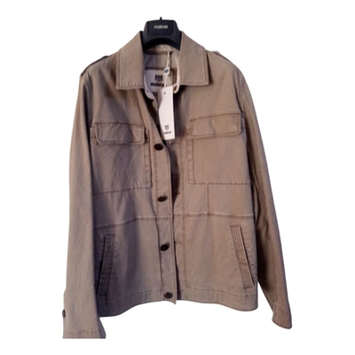 Pre-owned Mabrun Jacket In Camel