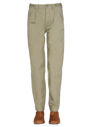 Nigel Cabourn Regular Fit Jeans In Military Green