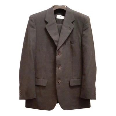 Pre-owned Ballantyne Wool Suit In Anthracite