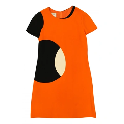 Pre-owned Moschino Cheap And Chic Mini Dress In Orange