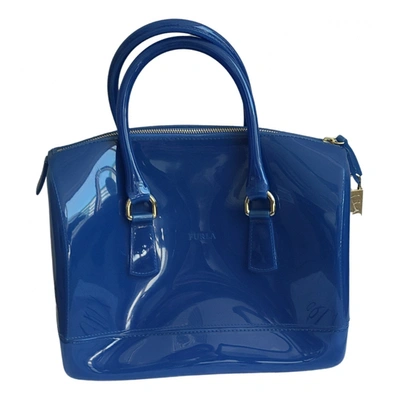 Pre-owned Furla Candy Bag Handbag In Blue