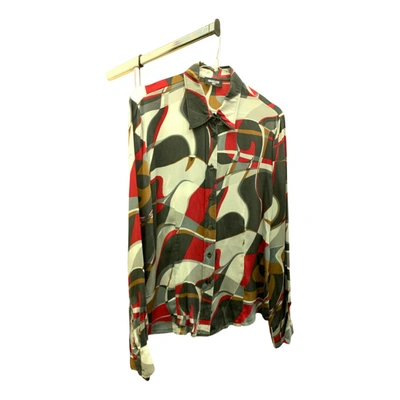 Pre-owned Basler Silk Shirt In Multicolour