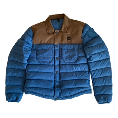 Pre-owned Blauer Coat In Blue
