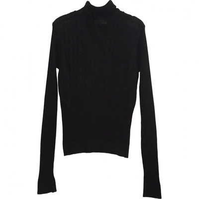Pre-owned Anne Fontaine Black Viscose Top