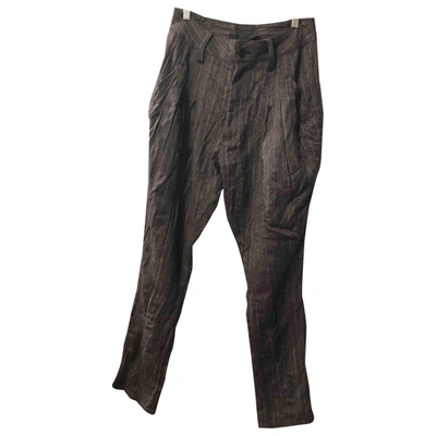 Pre-owned Limi Feu Wool Trousers In Other