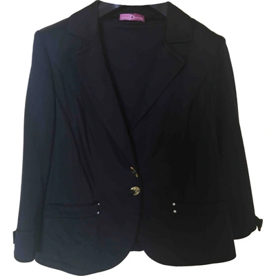 Pre-owned Maria Grazia Severi Short Vest In Black