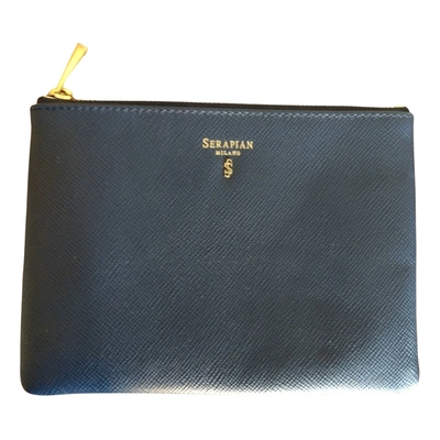 Pre-owned Serapian Leather Small Bag In Blue