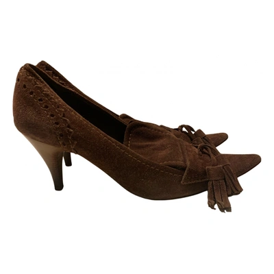 Pre-owned Mauro Grifoni Heels In Brown