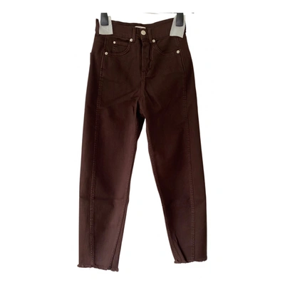 Pre-owned Whistles Jeans In Brown