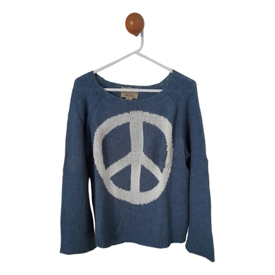 Pre-owned Wildfox Jumper In Blue
