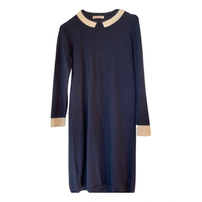 Pre-owned Marni Wool Jumper In Blue