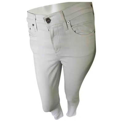 Pre-owned Citizens Of Humanity Slim Pants In White