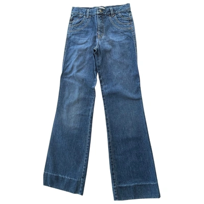 Pre-owned See By Chloé Large Jeans In Blue